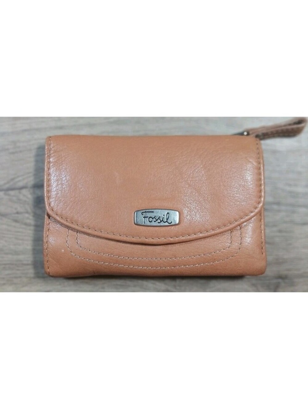 FOSSIL Women's Hanover Brown Genuine Leather Wallet SL2941 Great Condition